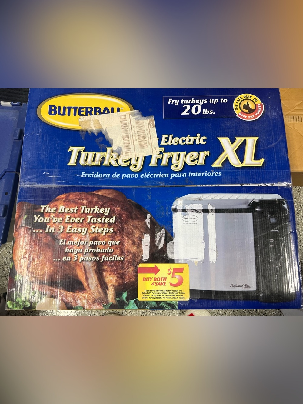Butterball XL Indoor Electric Turkey Fryer NEW IN BOX - Picture 2 of 2
